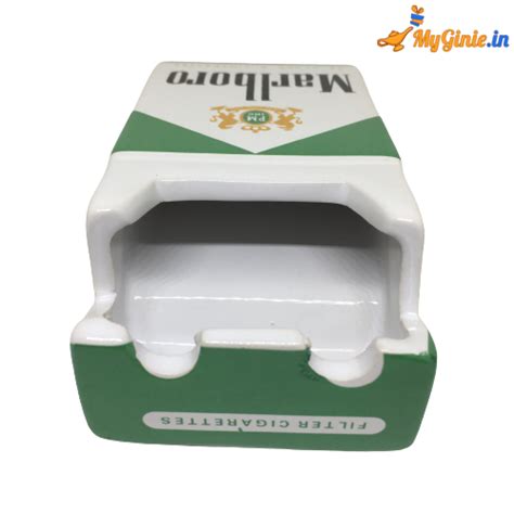 Creative Marlboro Menthol Printed Cigarette Box Shape Ashtray for Home ...