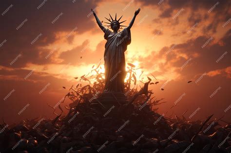 Premium AI Image | Concepts of freedom and independence