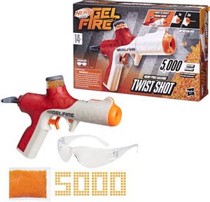 Nerf Pro Gelfire Twist Shot Blaster, 5,000 Gelfire Rounds Guns & Darts ...
