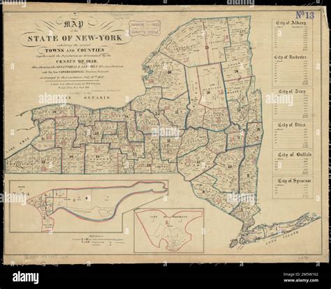Map of the State of New-York exhibiting the several towns and counties ...