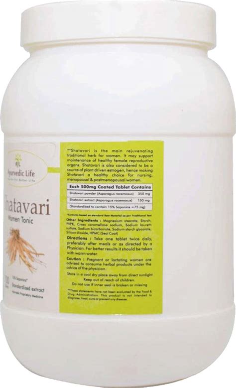 Buy AL-AYURVEDIC LIFE SHATAVARI 700 TABLETS PACK OF 2 Online & Get Upto ...
