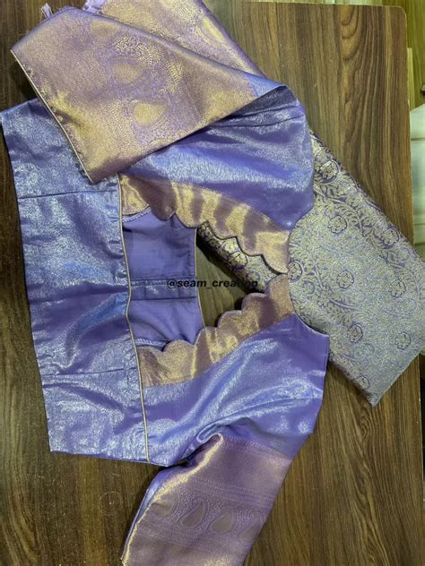 Pin by ALMEENAPRABHU on Brides N Blouse | Brocade blouse designs ...