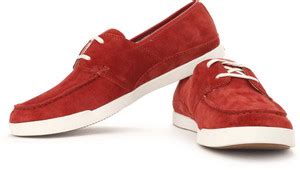 CLARKS Nadon Port Boat Shoes For Men - Buy Red Suede Color CLARKS Nadon ...