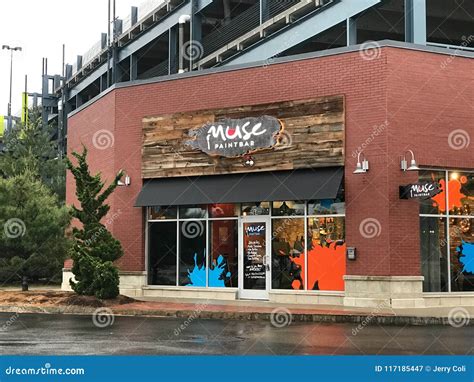 Muse Paintbar at Legacy Place, Dedham, MA Editorial Photography - Image ...