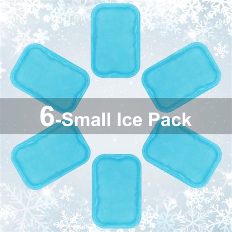 Mini Ice Packs Ice Pack Freezer Blocks For Lunch Box Cooler Bag