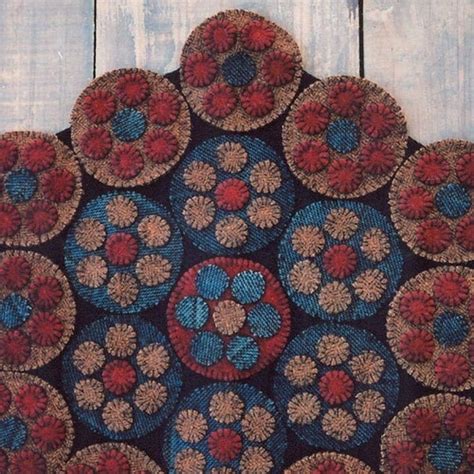 Image result for Wool Penny Rug Pattern Scallop
