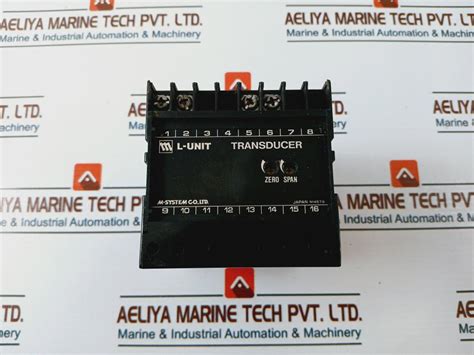 M-system Lwt-11A0-r Watt Transducer 24Vdc – Aeliya Marine Tech