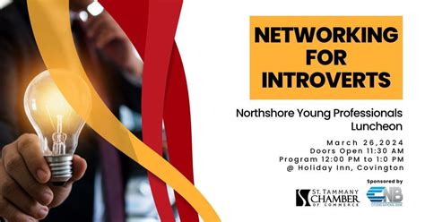 NYP Luncheon: Networking for Introverts, 45 Louis Prima Drive ...