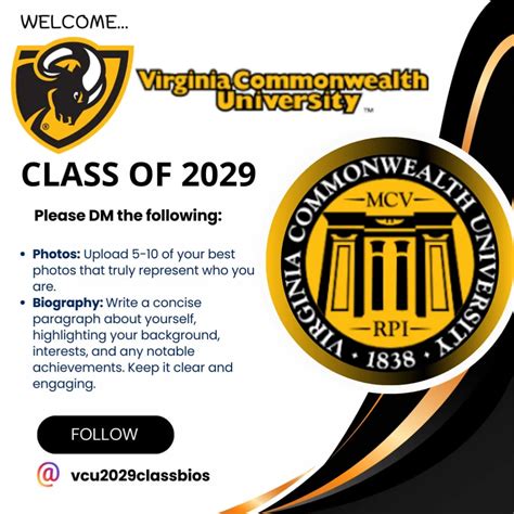 virginia Commonwealth University 2029 Class ( VCU '29 ...