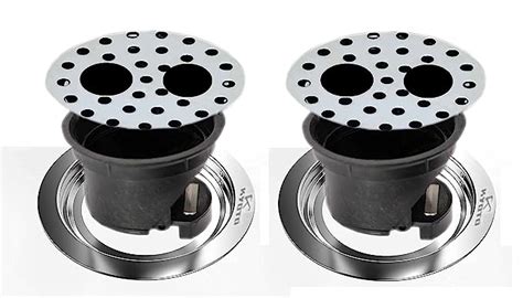 KYOTO (5 INCH) Round Lock Grating Stainless Steel SUS 304 Floor Drain ...