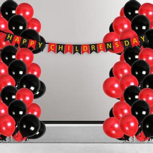 AmazingXperience.com Happy children's day banner with metallic balloons ...