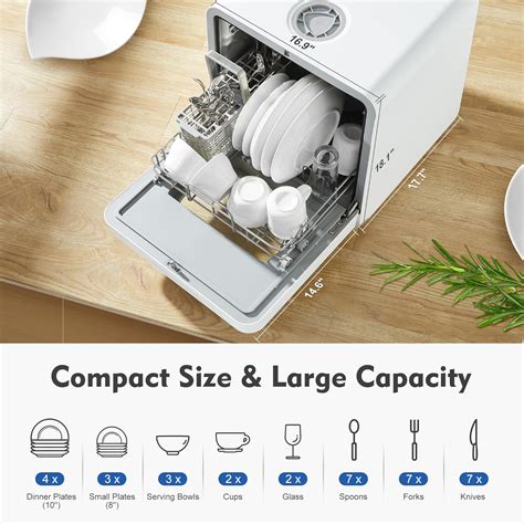 LMP Countertop Dishwasher, Portable with 4.5L Water India | Ubuy