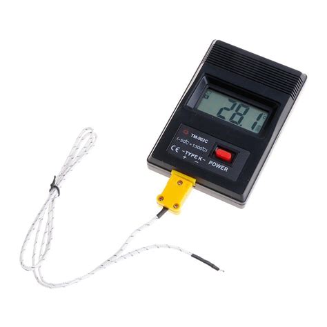 Huayang| Black TM-902C LCD Digital K Type Thermometer Temperature ...