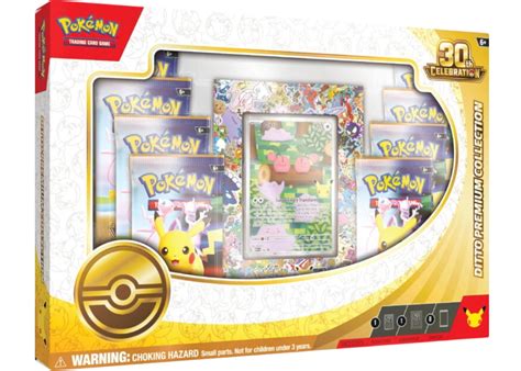 DITTO PREMIUM COLLECTION POKEMON 30TH CELEBRATION