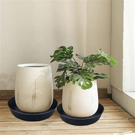 Snapklik.com : Plant Saucer 14 Inch, 4 Pack Extra Large Planter Saucer ...