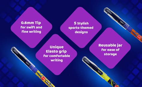 Cello Striker Ball Pens | Pack of 25 | Blue Ball Pens | Ball Pens with ...