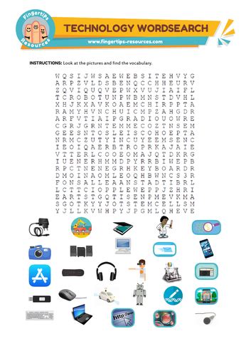 Technology Word Search Printable 的图像结果