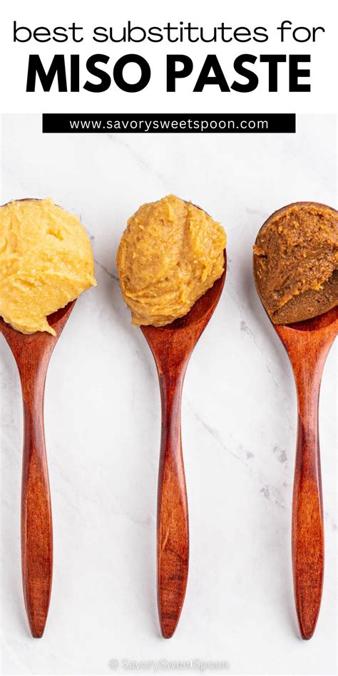 Miso Paste Substitute | Savory Sweet Spoon