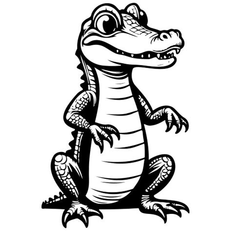 Alligator Outline Vector Images (over 2,200)