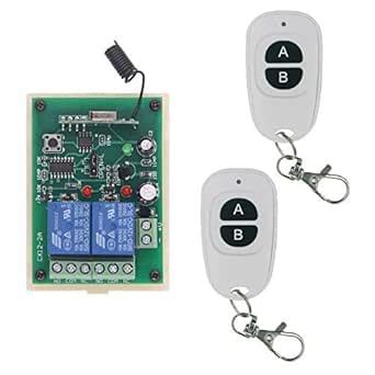 3NH® 315 Mhz Universal Wireless Remote Control Switch Dc 12V 2Ch 2 Ch ...