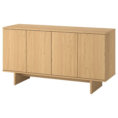 STOCKHOLM 2025 sideboard, oak veneer, 161x42x83 cm (631/4x161/2x323/4 ...