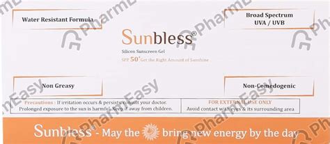 Buy Sunbless Gel (30) Online at Flat 15% OFF | PharmEasy