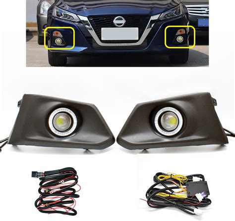 Amazon.com: BINQIGOO Front Bumper Fog Light Daytime Running Lamp Turn ...