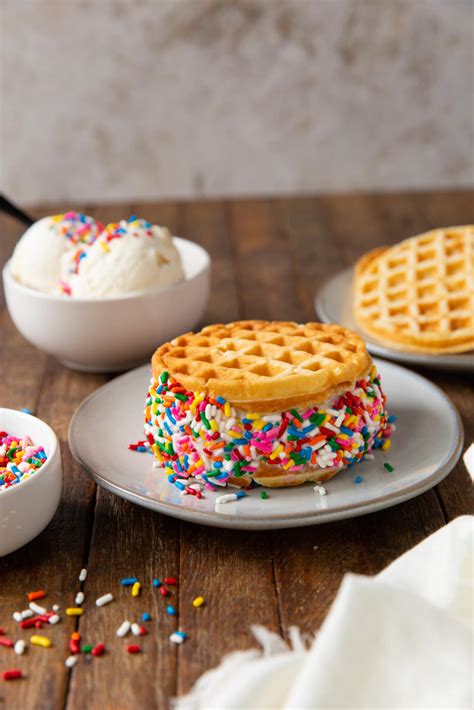 Ice Cream Waffle Sandwich Ice Cream & Cake Waffle Sandwiches | Recipes