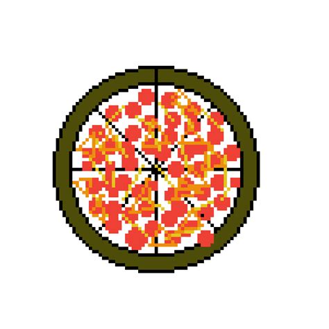 Pixilart - Pepperoni Pineapple Pizza(3p's) by BlazingNinjaST