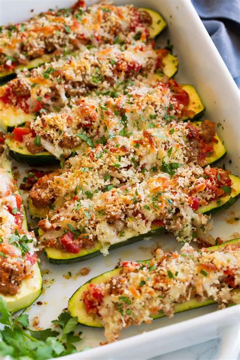 Zucchini Boats (+5 More Zucchini Boat Recipes) - Cooking Classy