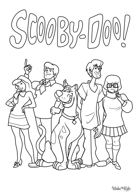 Scooby-Doo Coloring Pages (Free Printable PDFs) | WakeTheKids