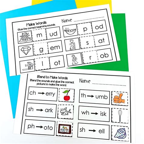Onset And Rime Worksheets Cvc Word Practice Sheet • Teacha!