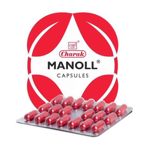 Buy Charak Manoll Capsules (20Cap) at best price – Ayushmedi