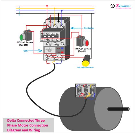Image result for Three-Phase Motor Connection