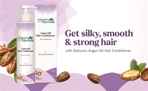 Buy Kulsum's Kaya Kalp Herbals Argan Oil Hair Conditioner For Sliky ...