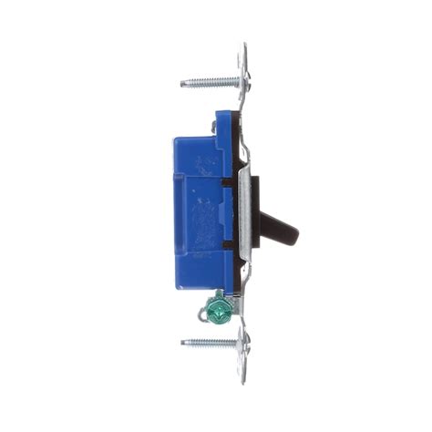 Eaton 15-amp Single-pole Toggle Light Switch, Brown 1301-7B-SP-LW at ...