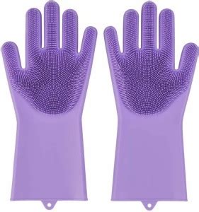 Granny Smith Silicon Hand Gloves For Kitchen- dish washing cleaning ...