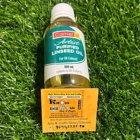Artist purified linseed oil colour 100 ml – KnowHowArtCraft