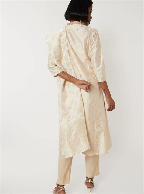Buy Women Foil Print A-line Kurta Set Online at just Rs. 1699.0 ...