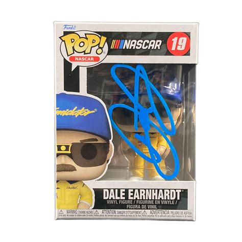 Dale Earnhardt Jr Signed Funko POP Nascar Dale Earnhardt POP Autograph ...