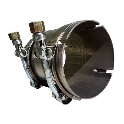 3 Inch / 78mm Clamp On Stainless Steel Exhaust Pipe Joiner / Connector ...