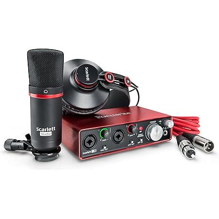 Focusrite Scarlett 2i2 Studio 2nd Gen USB Audio Interface and Recording ...