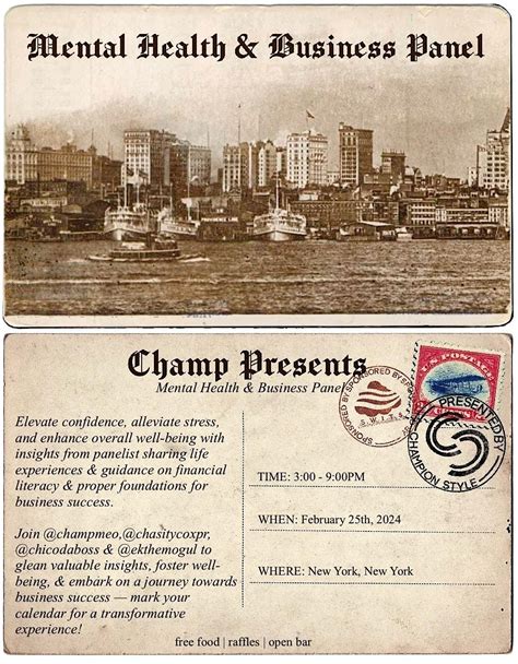 MENTAL HEALTH & BUSINESS PANEL, 1519 Decatur Street, Ridgewood, NY, USA ...