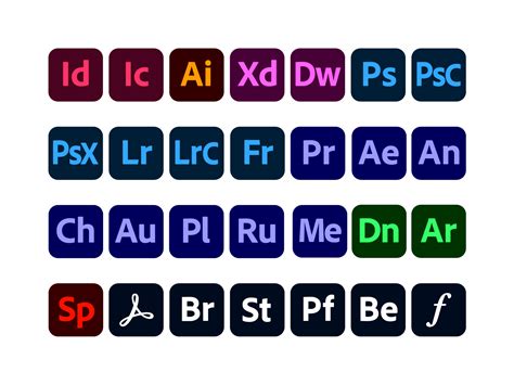 FREE 2020 Adobe CC apps icon set by Steven Queiruga on Dribbble