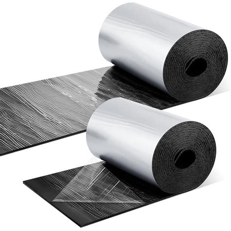 Frienda 2 Rolls Duct Insulation Tape Self Adhesive Insulated Duct Wrap 1 ft x 15 ft x 1/8 Inch ...