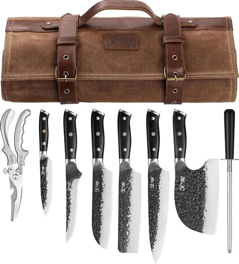 Amazon.com: XCHIEF PRO Chef Knife Set, Hand Forged Meat Boning Carving ...
