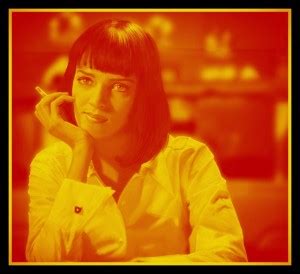 Shoping Inc Poster Mia Wallace Poster Laminated Framed Artwork Fine Art ...