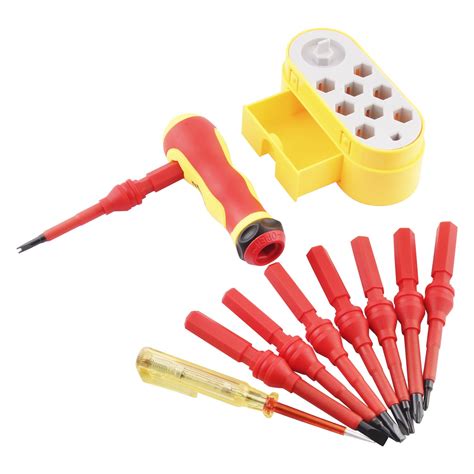 Tuftul TUF2026C VDE Screw Driver Set, 10 Pieces : Amazon.in: Home ...