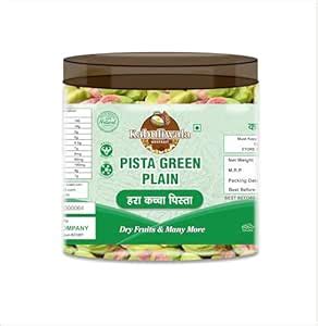 Kabuliwala- Pistachio green plain (Hara kacha pista) |100gm| : Amazon ...