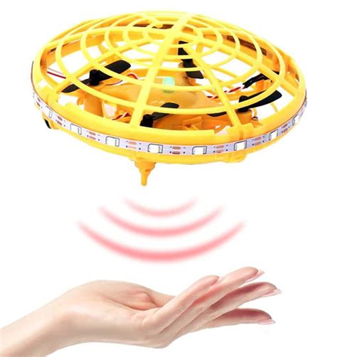 Magicwand ABS Plastic Hand Induction & R/c 360° Rotating UFO with ...
